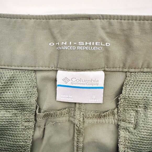 Columbia Omni-Shield Women's Saturday Trail Convertible Pants Green Sz 8 Short - Picture 9 of 15